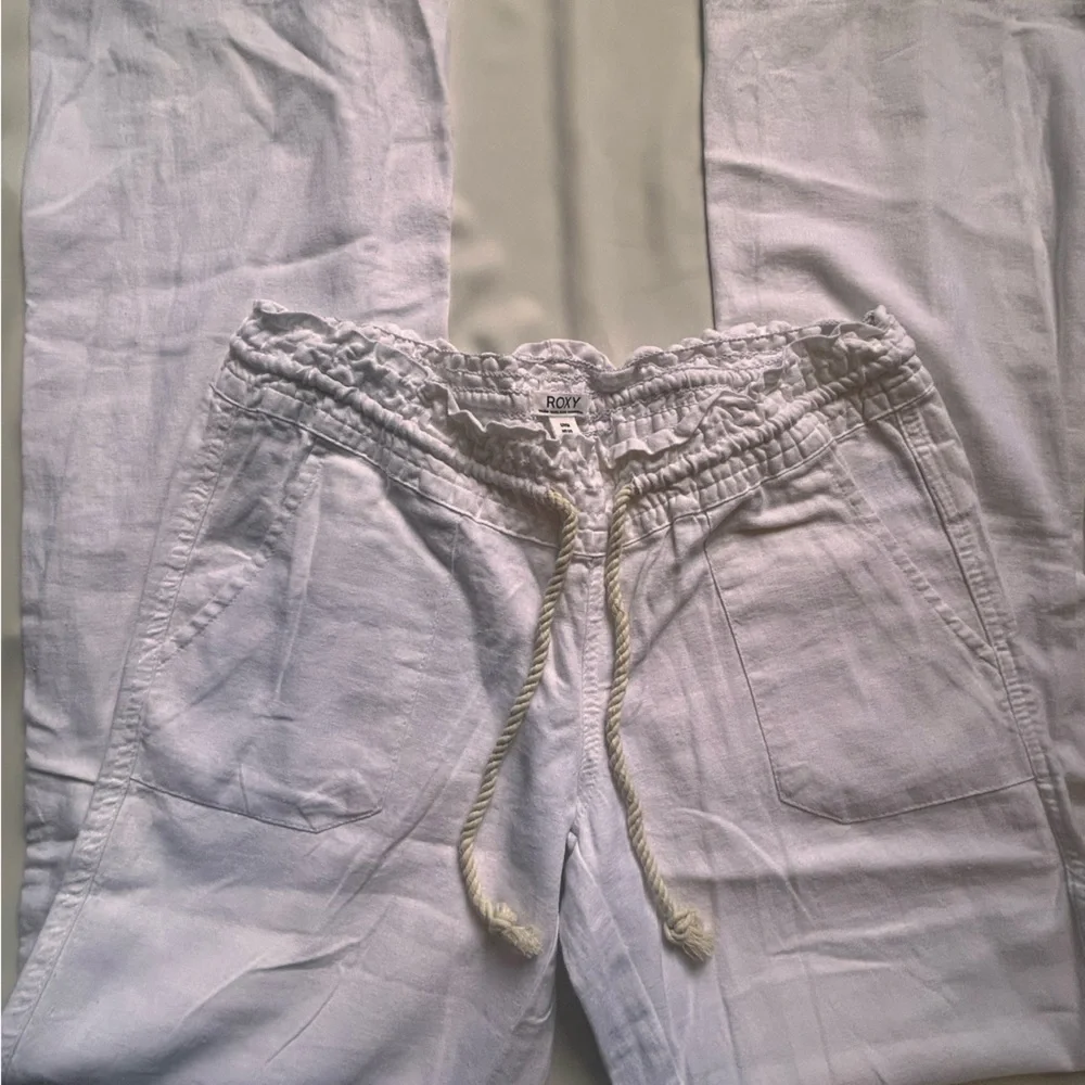 Roxy White Drawstring Pants - Picture 5 of 5